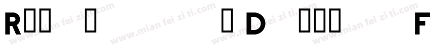 Revolution Display Font字体转换